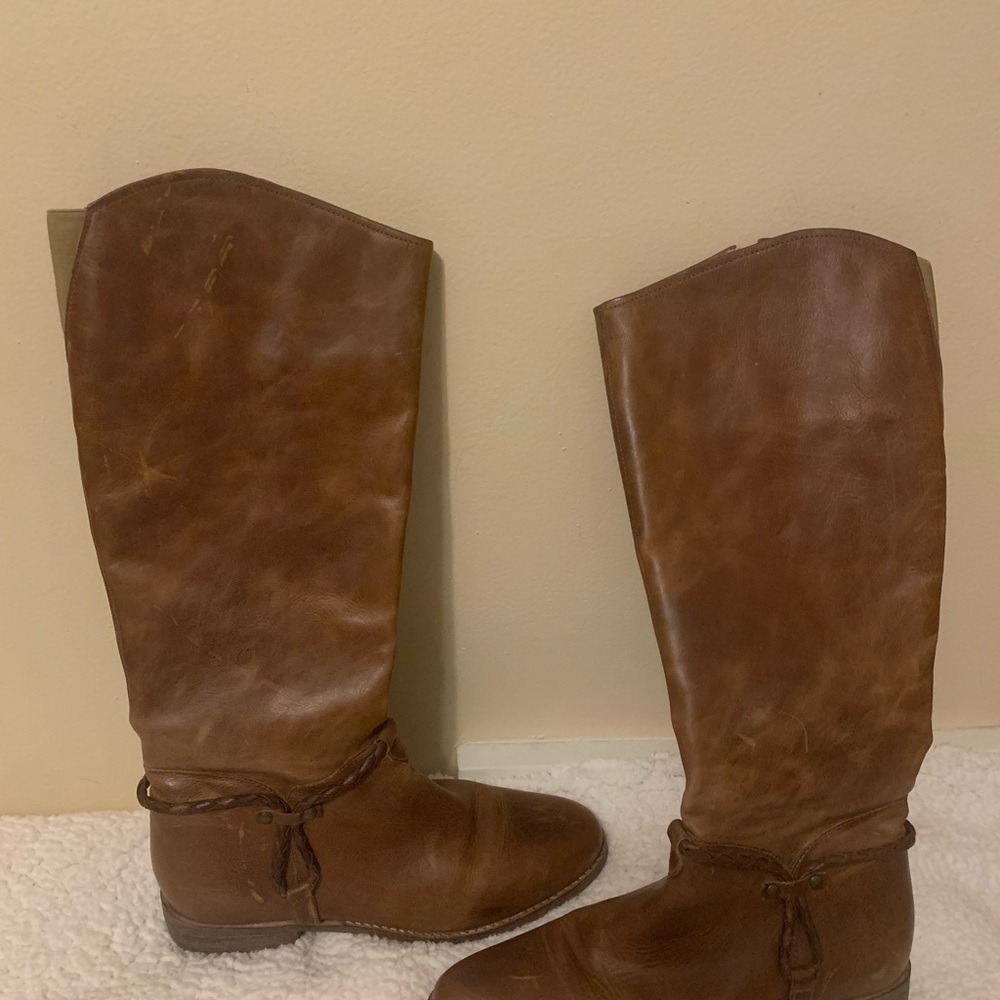 Matisse Sz 8 Leather “Lariat” Riding Boot (wide calf)